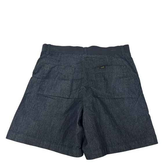 Lee Womens Denim Comfort Waistband 6 Inch Fresno Shorts Size 10 Stretch Blue - Picture 5 of 12